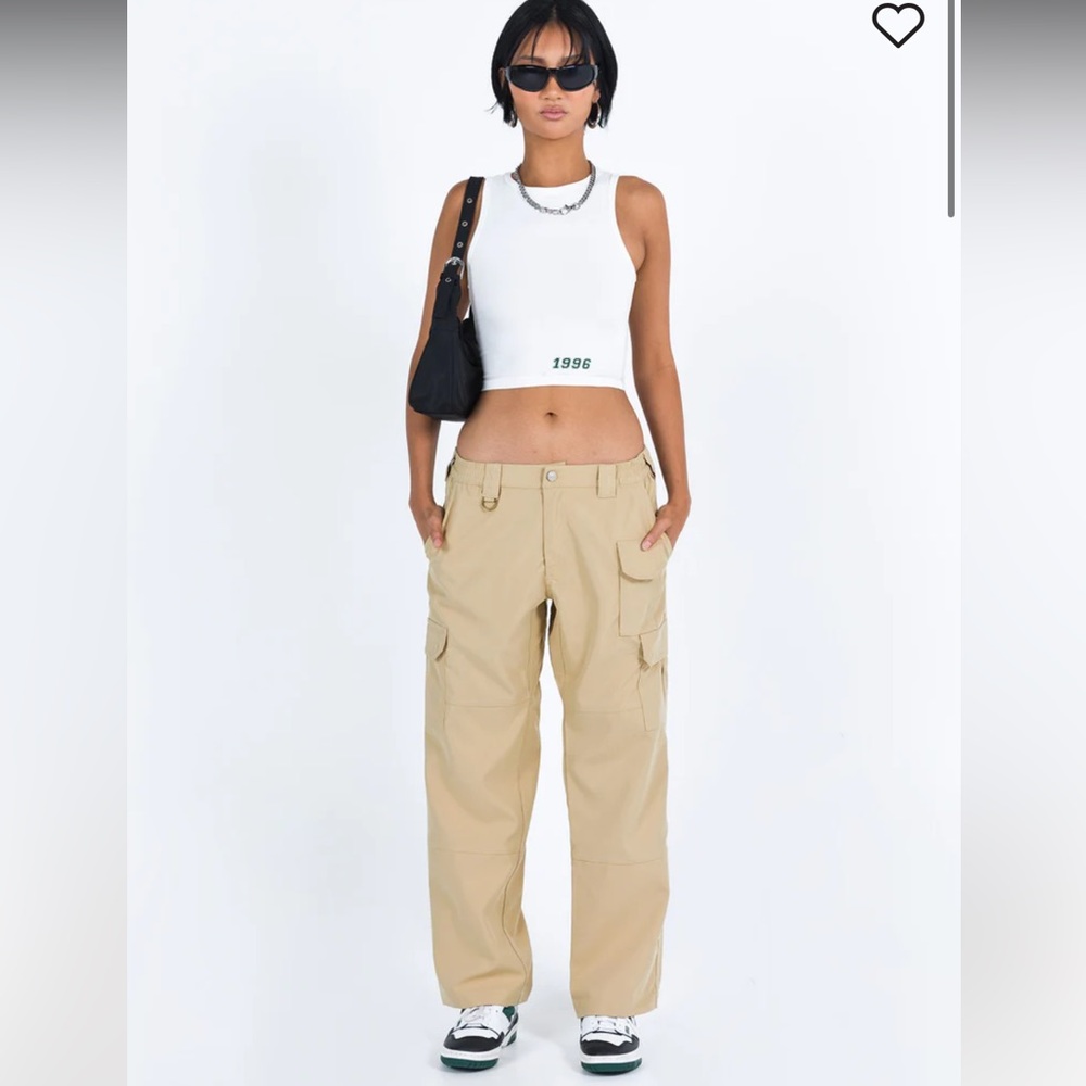 Aysa Cargo Pants Khaki NWT